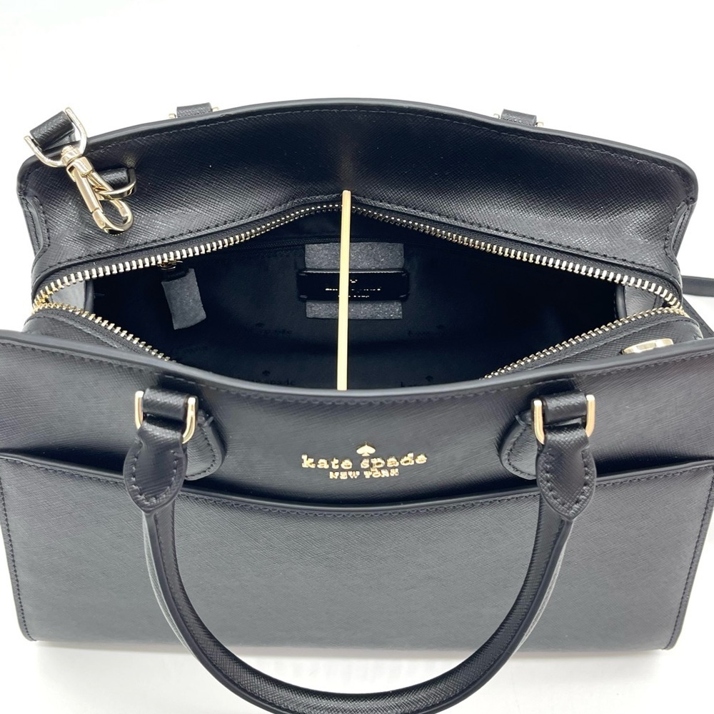Kate Spade Madison Medium Satchel Crossbody Bag Back - Picture 7 of 10